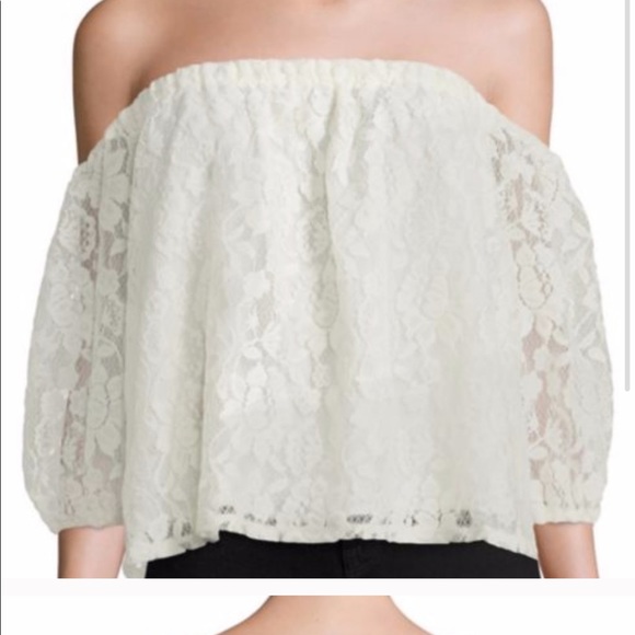 Ella moss lace off the shoulder top - Picture 2 of 5